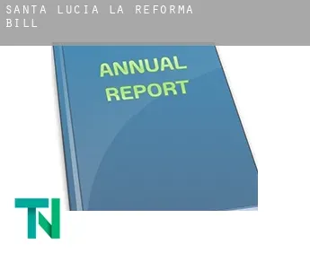 Santa Lucía La Reforma  bill