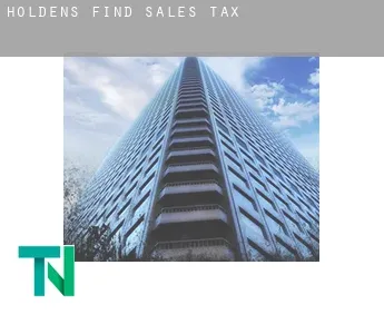 Holdens Find  sales tax