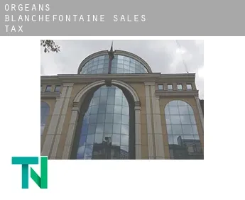 Orgeans-Blanchefontaine  sales tax