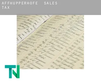 Affhüpperhöfe  sales tax