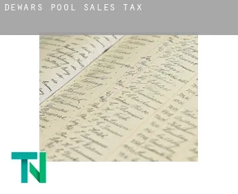 Dewars Pool  sales tax