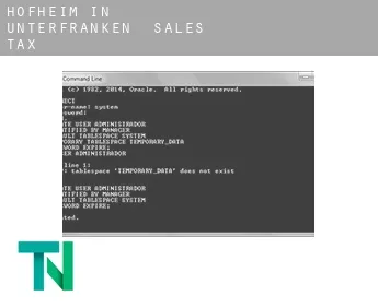 Hofheim in Unterfranken  sales tax