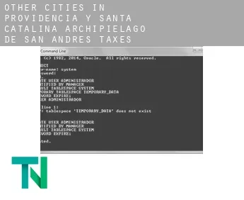 Other cities in Providencia y Santa Catalina, Archipielago de San Andres  taxes