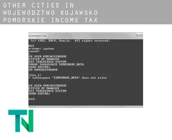 Other cities in Wojewodztwo Kujawsko-Pomorskie  income tax