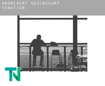 Aboncourt-Gesincourt  taxation